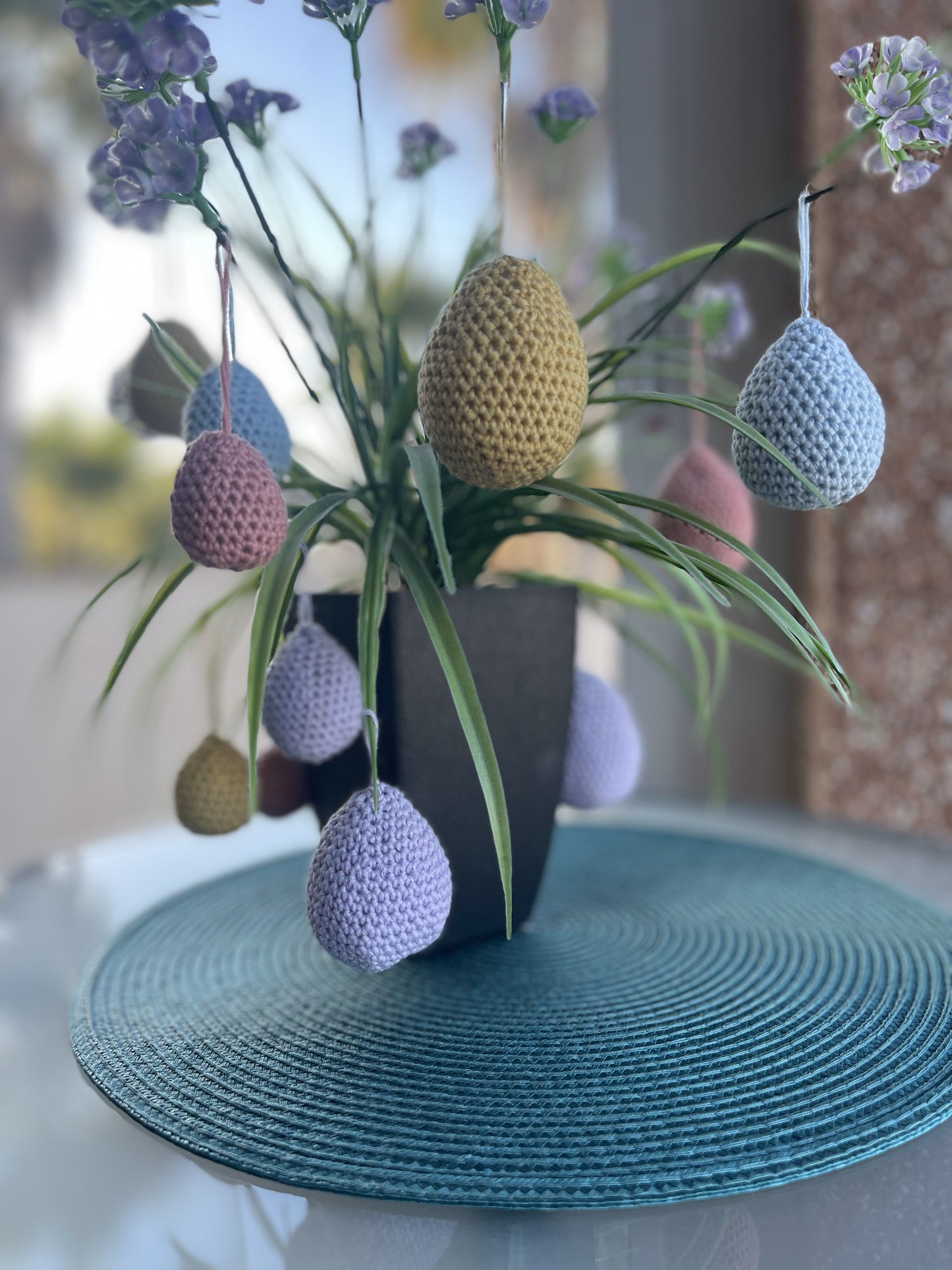 Påskeegg - Heklet